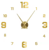 Large Roman Numeral Mirror Wall Clock  2D3D DIY Acrylic Quartz Clock Sticker 12
