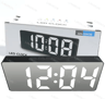 Curved Screen LED Mirror Alarm Clock  Digital Bedside Clock With Temperature Display 2