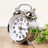 Retro Gold Mechanical Alarm Clock  Vintage Manual WindUp Metal Table Clock 1