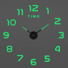 Large Roman Numeral Mirror Wall Clock  2D3D DIY Acrylic Quartz Clock 1