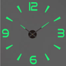Large Roman Numeral Mirror Wall Clock  2D3D DIY Acrylic Quartz Clock 6