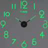 Large Roman Numeral Mirror Wall Clock  2D3D DIY Acrylic Quartz Clock 25