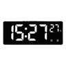 HouseShaped LED Alarm Clock  Dimmable Night Light With Date  Week Display 10
