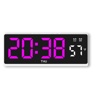 HouseShaped LED Alarm Clock  Dimmable Night Light With Date  Week Display 9
