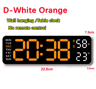 Large LED Digital Wall Clock  Temperature Humidity  Remote Control Display 2