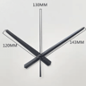Large Gold Metal Wall Clock Hands  Hour Minute  Second Hand Decor Set 17