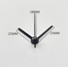 Large Gold Metal Wall Clock Hands  Hour Minute  Second Hand Decor Set 20