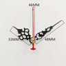 Large Gold Metal Wall Clock Hands  Hour Minute  Second Hand Decor Set 24