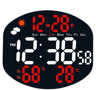Large Digital Weather Station Clock  Temperature Humidity Date  Dual Alarm Display 1