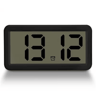 Battery Powered LCD Alarm Clock  Time Date  Snooze Wall Or Table Clock 4