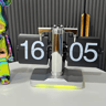 Vintage Flip Page Clock  Automatic Quartz Desktop Timepiece For Retro Decor 5