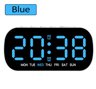 Multifunctional LED Digital Alarm Clock  Adjustable Brightness Table Clock 5