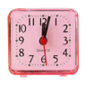 Compact Square Alarm Clock  Small Quartz Desk  Travel Clock 1