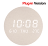 LED Digital Wall Clock  Silent Time Date  Temperature Display 3