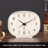Vintage Silent Table Alarm Clock  Compact Bedside  Student Desk Clock 5