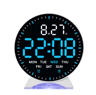 LED Digital Alarm Clock  Date Week  Adjustable Brightness Display 8