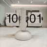 European Vintage Flip Clock  Automatic PageTurning Quartz Desk Decor 1