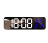 9Inch Digital Wall Clock  Temperature Humidity  LED Alarm Display 1