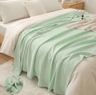 100 Bamboo Fiber Summer Blanket  Lightweight Breathable Cooling Bed  Sofa Throw 4