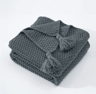 Nordic Plaid Knitted Throw Blanket  Cozy Sofa Bed  Office Nap Cover 3