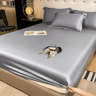 Natural Mulberry Silk Fitted Sheet  Luxury Queen King  Custom Mattress Cover 10