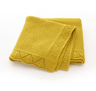 Personalized Knitted Baby Blanket  Embroidered Name Stroller  Nursery Cover 4