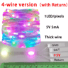 20M WS2812B Smart LED String Lights  400LED RGBIC Dreamcolor Lighting 1