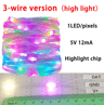 20M WS2812B Smart LED String Lights  400LED RGBIC Dreamcolor Lighting 2