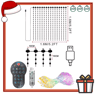 256400 LED Smart Curtain Lights  AppControlled DIY Pattern  Text Display 5