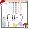 Smart DIY Curtain Lights  Color Changing Music Sync Fairy String Lights 4