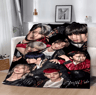 Stray KidsInspired 3D Flannel Throw Blanket  Cozy KPOP Bed  Sofa Cover 10