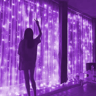 3M6M USB LED Curtain Lights  8Mode Remote Control Fairy Lights 2
