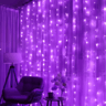 3M6M USB LED Curtain Lights  8Mode Remote Fairy String Lights 2