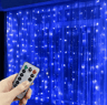 USB LED Window Curtain Lights  8Mode Remote Fairy String Lights 3