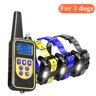 800m Remote Dog Training Collar  Rechargeable Waterproof Collar With LCD Display 5