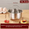 Stainless Steel Steamer Basket  Cooker Insert With Silicone Handle 6