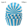100PCS Cupcake Liners  OilProof Paper Muffin Baking Cups 3