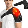 2in1 Heated Shoulder Massager  3Mode Vibration Hot Compress Wrap 1
