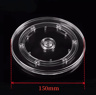 360 Acrylic Rotating Display Stand  Transparent Round Swivel Base 6
