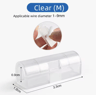Adhesive Cable Organizer Clips  Cord  Wire Management Holders 3