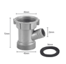 YShaped Sink Drain Pipe Adapter  Basin Sewer Branch Connector 10