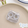 Transparent Contact Lens Case  Portable Travel Storage Kit With Tools 6