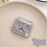 Transparent Contact Lens Case  Portable Travel Storage Kit With Tools 4
