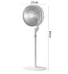 Portable Air Circulation Fan With Quiet HighPower Cooling 1