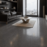 WaterBased Epoxy Floor Paint With Colored Sand Marble Effect 4