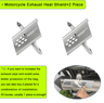 Motorcycle Exhaust Heat Shield  UniversalStyle AntiScald Pipe Protector 1