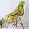 Solid Color CashmereStyle Scarf  Warm Tassel Shawl  Wrap 5