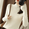 Womens Half Turtleneck Knit Sweater  Warm Korean Style Pullover 5