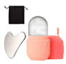 Stainless Steel Ice Face Roller  Gua Sha Set  Cooling Facial Massage Tools 5