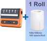 DP40S Wireless Portable Label Printer  4Inch Inkless Barcode Printer 6